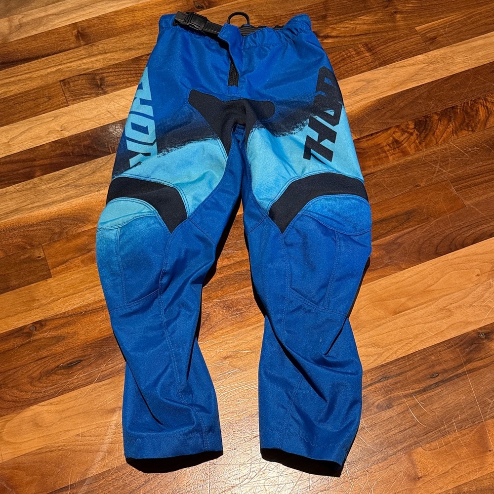 thor Blue & Light Blue Kids Motocross Pants